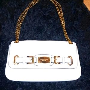 Michael Kors Hamilton Chain Shoulder Flap Tote